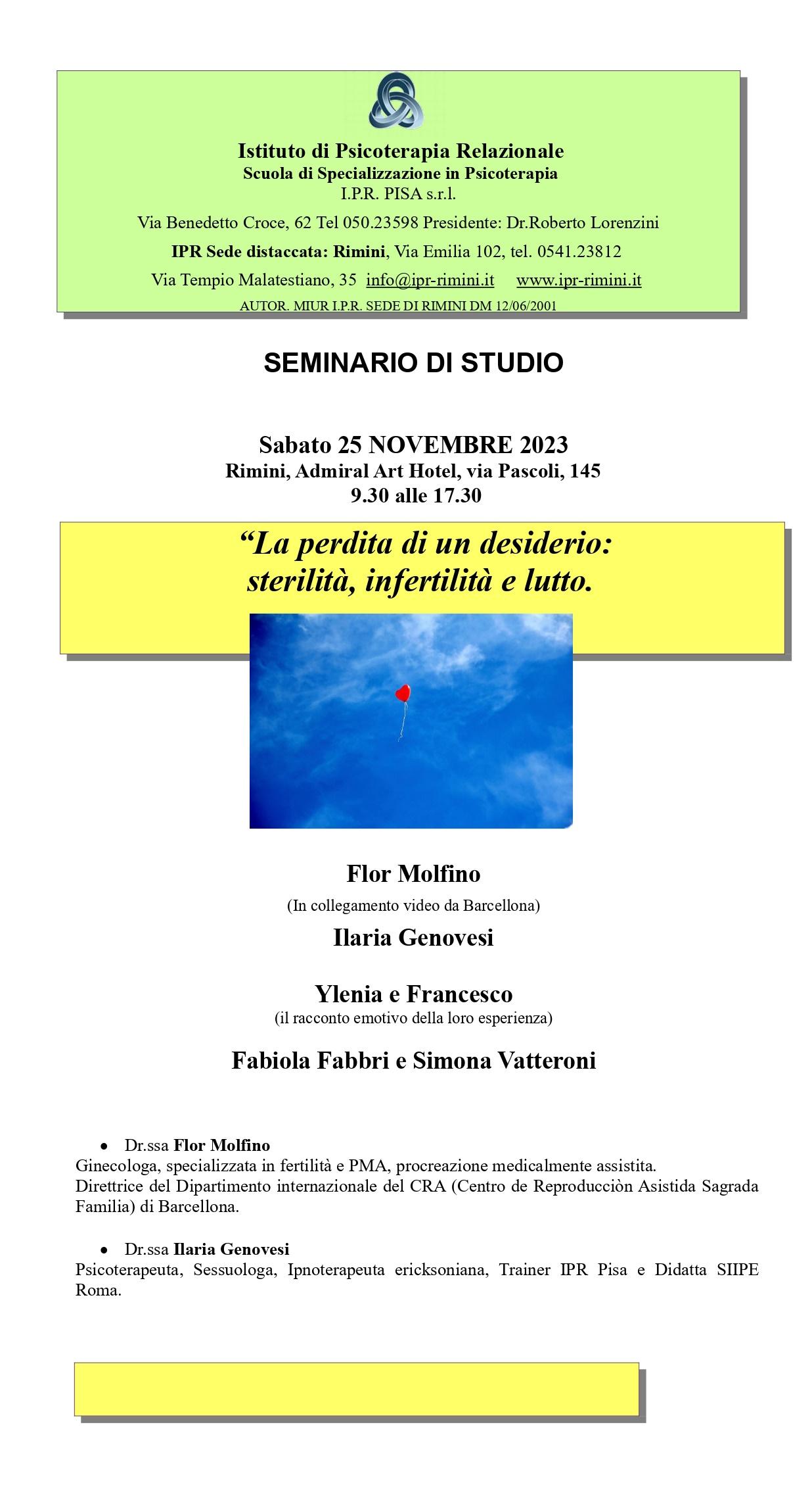IPR Rimini - Seminario di Studio